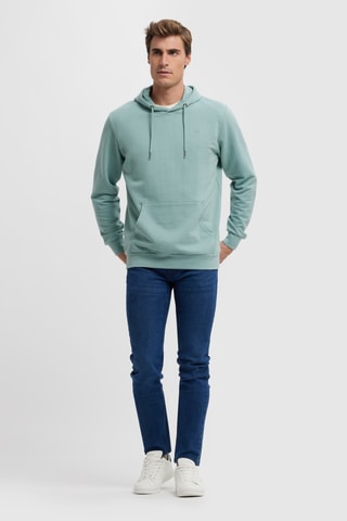 Sweat à capuche - Turquoise