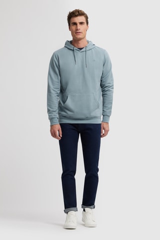 Sweat à capuche - Bleu