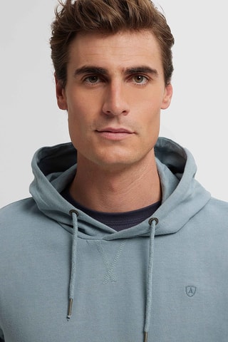 Sweat à capuche - Bleu