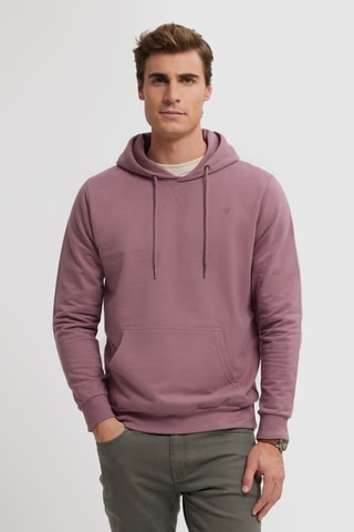 Sweat à capuche - Rose foncé
