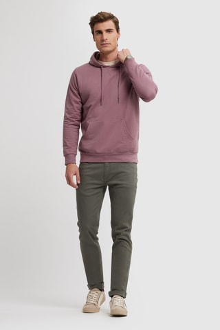 Sweat à capuche - Rose foncé