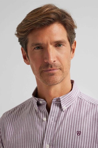 Chemise regular - Rouge