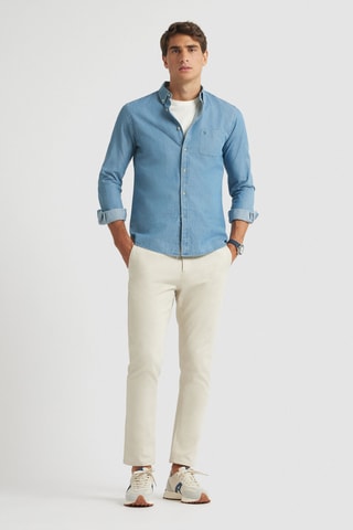 Chemise en jean - Bleu
