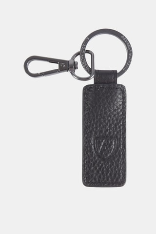 Porte-cartes et porte-clés en cuir - Noir