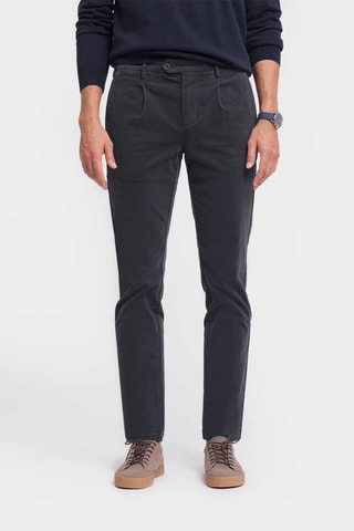Pantalon skinny en velours - Bleu