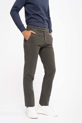 Pantalon slim - Vert