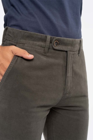 Pantalon slim - Vert