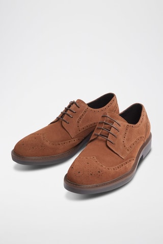 Derbys en nubuck - Marron