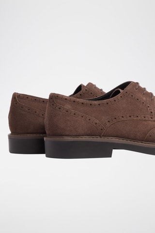 Derbys en nubuck - Marron