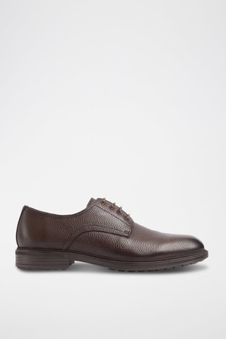 Derbys en cuir - Marron