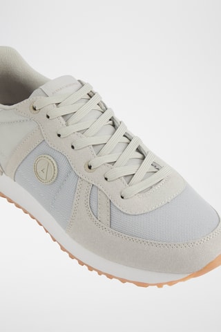 Baskets en nubuck - Blanc