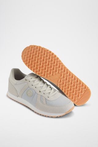 Baskets en nubuck - Blanc