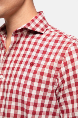 Chemise regular - Rouge