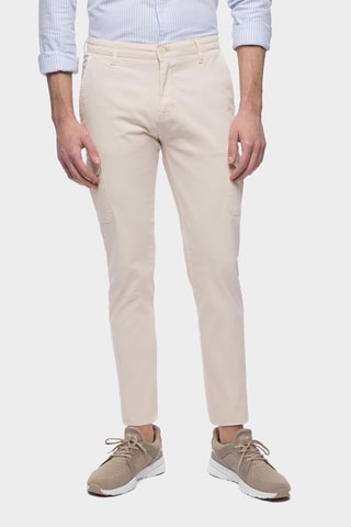 Pantalon cargo - Écru