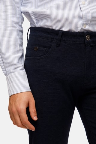 Pantalon slim - Bleu marine
