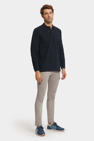 Polo regular - Bleu marine