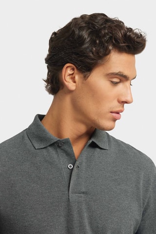 Polo regular - Gris