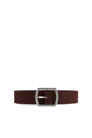 Ceinture en nubuck - Kaki