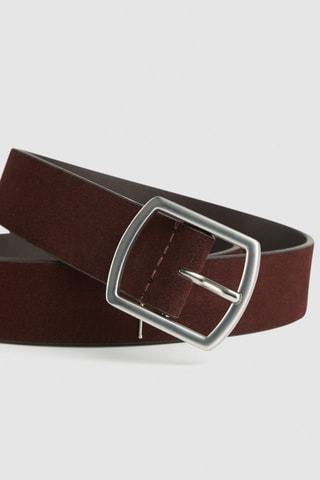 Ceinture en nubuck - Kaki