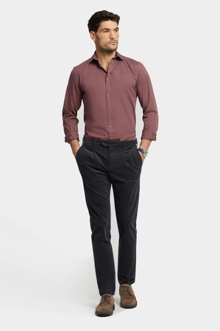 Chemise en coton biologique - Rose foncé