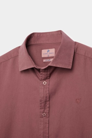 Chemise en coton biologique - Rose foncé