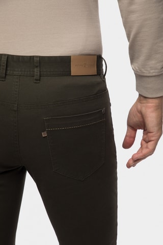 Pantalon slim - Vert