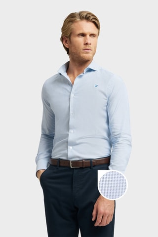 Chemise slim - Bleu