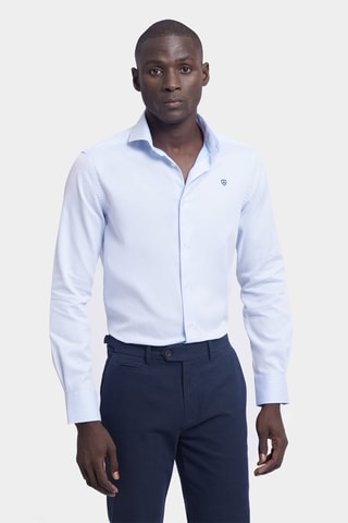 Chemise slim - Bleu