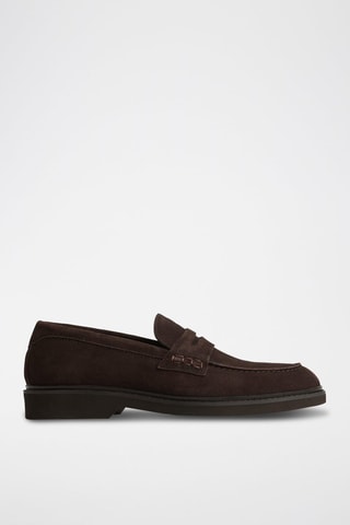 Mocassins en nubuck - Marron