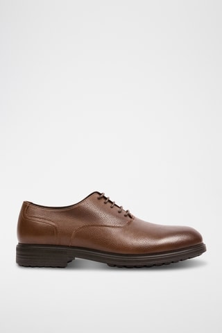 Richelieus en cuir - Kaki