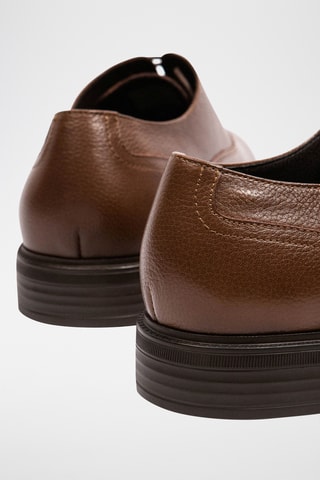 Richelieus en cuir - Kaki
