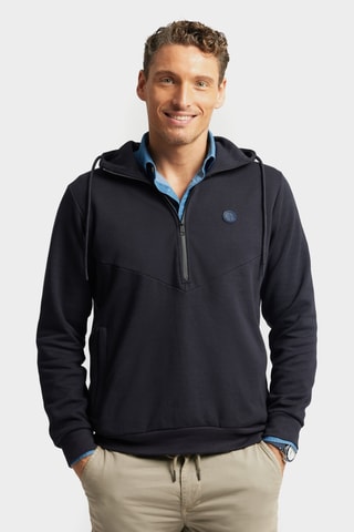 Sweat à capuche - Bleu marine