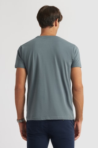 T-shirt regular - Bleu