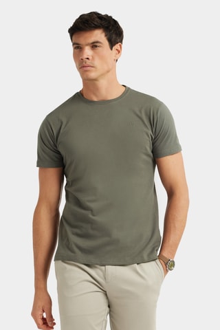 T-shirt regular - Gris foncé