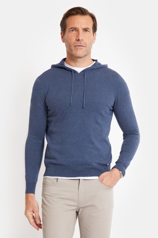 Sweat à capuche - Bleu