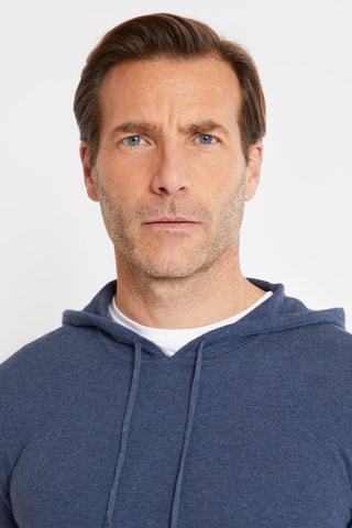 Sweat à capuche - Bleu