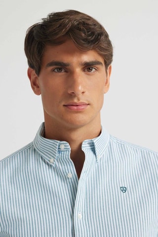 Chemise regular - Bleu