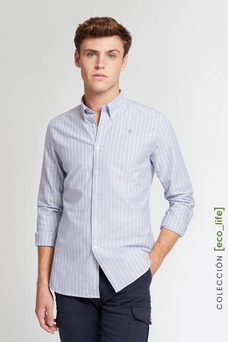 Chemise regular - Bleu