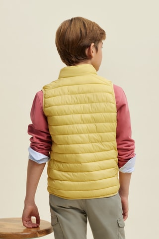 Doudoune sans manches - Jaune