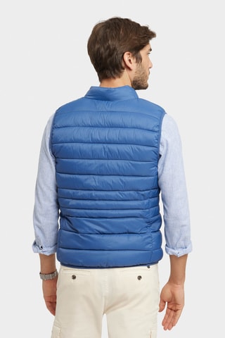 Doudoune sans manches - Bleu