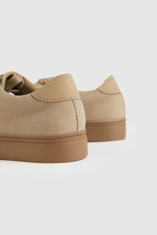 Baskets en cuir - Camel
