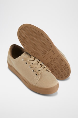 Baskets en cuir - Camel
