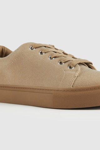 Baskets en cuir - Camel