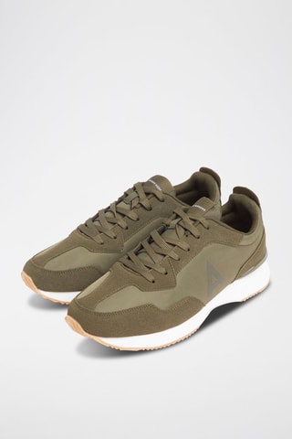 Baskets en nubuck - Vert