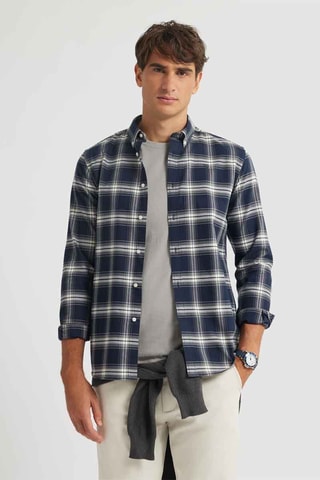 Chemise regular - Bleu marine