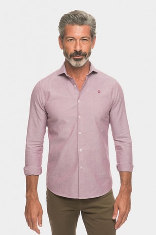 Chemise regular - Rouge