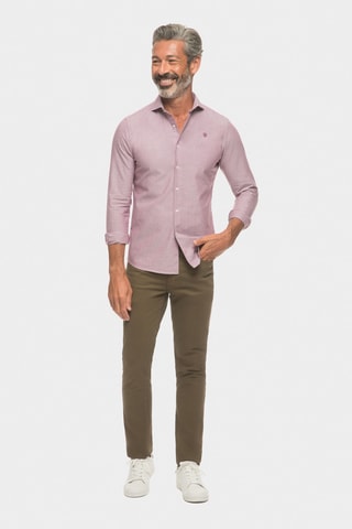 Chemise regular - Rouge