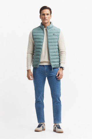 Doudoune sans manches - Turquoise