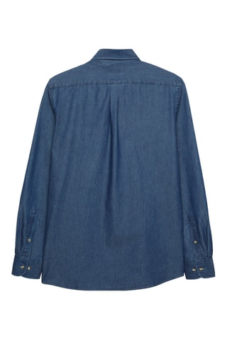 Chemise regular en jean - Bleu