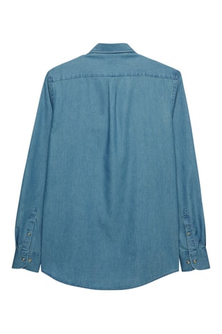Chemise regular en jean - Bleu